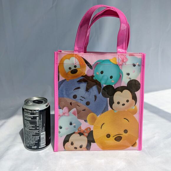 Disney Tsum Tsum Tote Bag Pink Purse Official Disney Stores Exclusive Authentic - Picture 6 of 7